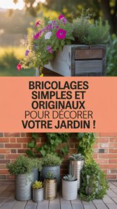 Bricolages simples et originaux pour décorer votre jardin !