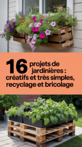 16 projets de jardinières : créatifs et très simples, recyclage et bricolage