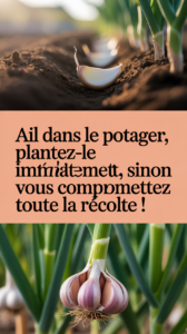 Ail dans le potager, plantez-le immédiatement, sinon vous compromettez toute la récolte !