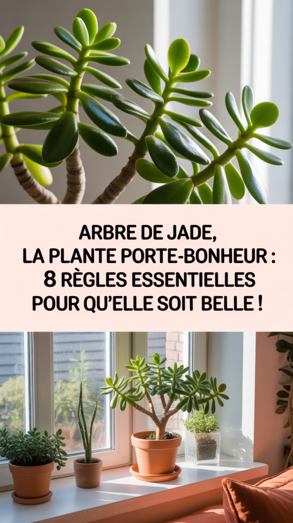 Arbre de jade, la plante porte-bonheur : 8 règles essentielles pour qu’elle soit belle !