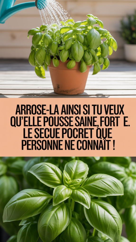 Arrose-la ainsi si tu veux qu'elle pousse saine, forte et touffue. Le secret que personne ne connaît !