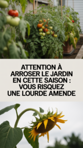 Attention à arroser le jardin en cette saison : vous risquez une lourde amende