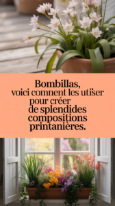 Bombillas, voici comment les utiliser pour créer de splendides compositions printanières.