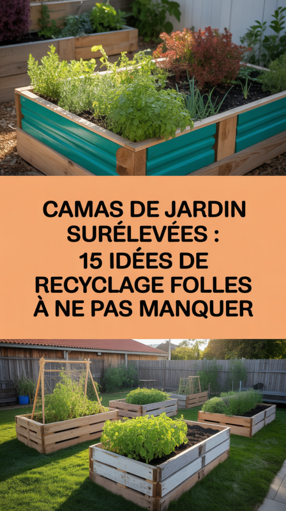 Camas de jardin surélevées : 15 idées de recyclage folles à ne pas manquer