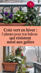 Coin vert en hiver : 3 plantes pour ton balcon qui résistent aussi aux gelées