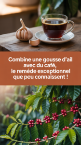 Combine une gousse d’ail avec du café, le remède exceptionnel que peu connaissent !
