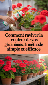 Comment raviver la couleur de vos géraniums : la méthode simple et efficace