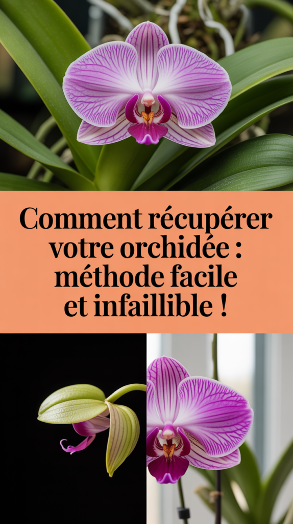 Comment récupérer votre orchidée : méthode facile et infaillible !