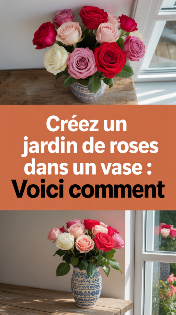 Créez un jardin de roses dans un vase : voici comment