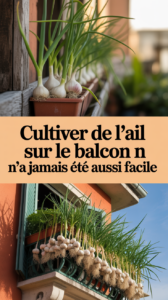 Cultiver de l’ail sur le balcon n’a jamais été aussi facile