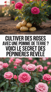 Cultiver des roses avec une pomme de terre ? Voici le secret des pépinières révélé