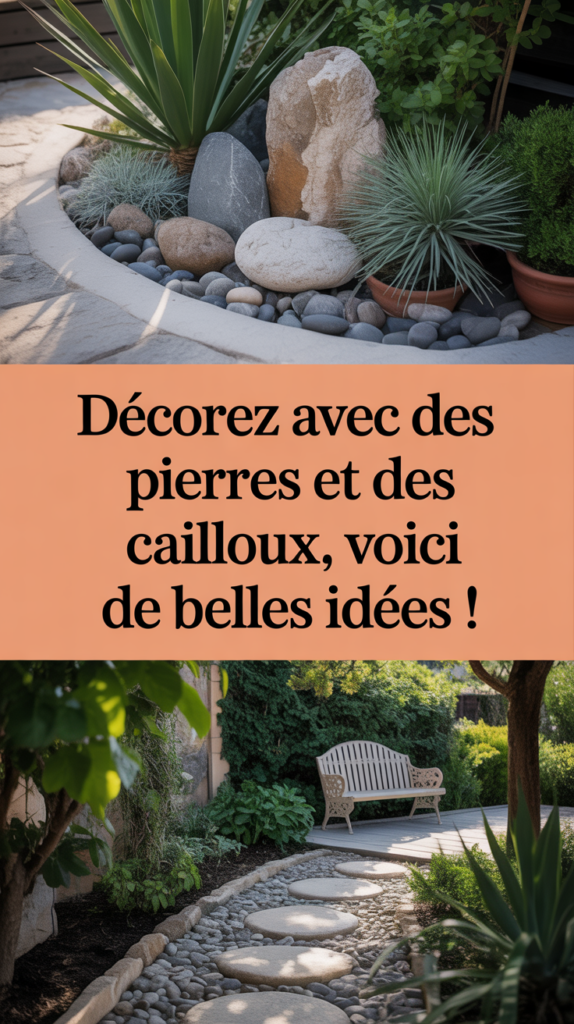 Décorez avec des pierres et des cailloux, voici de belles idées !