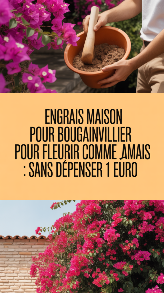 Engrais maison pour bougainvillier pour fleurir comme jamais : sans dépenser 1 euro