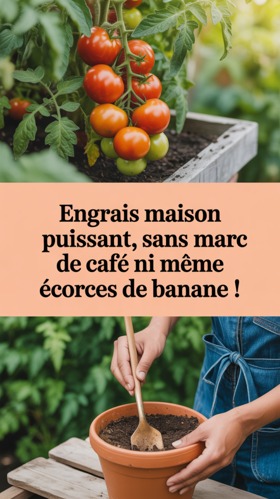 Engrais maison puissant, sans marc de café ni même écorces de banane !