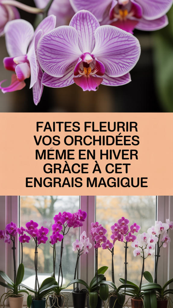 Faites fleurir vos orchidées même en hiver grâce à cet engrais magique