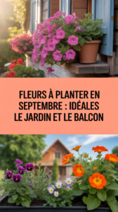 Fleurs à planter en septembre : idéales pour le jardin et le balcon