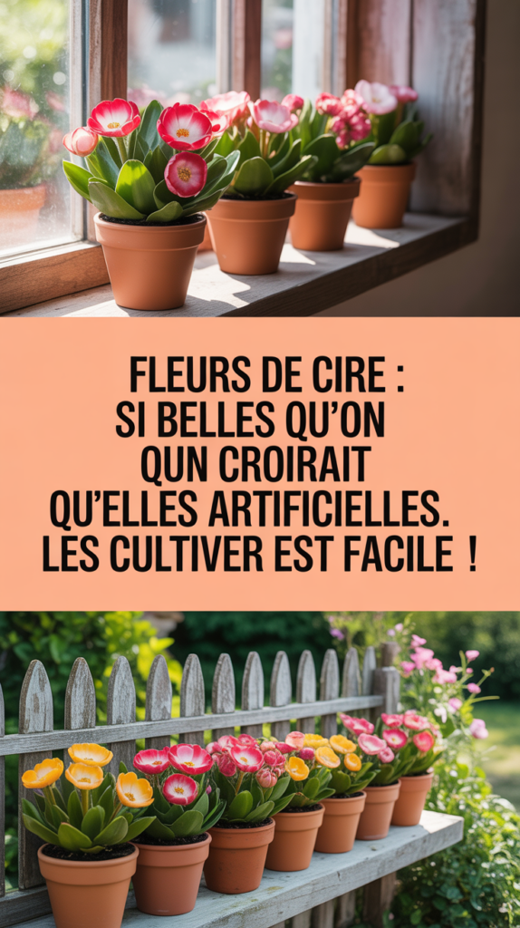 Fleurs de cire : si belles qu'on croirait qu'elles sont artificielles. Les cultiver est facile !