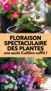 Floraison spectaculaire des plantes : une seule cuillère suffit !