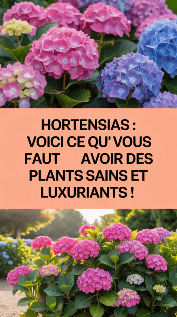 Hortensias : voici ce qu'il vous faut pour avoir des plants sains et luxuriants !