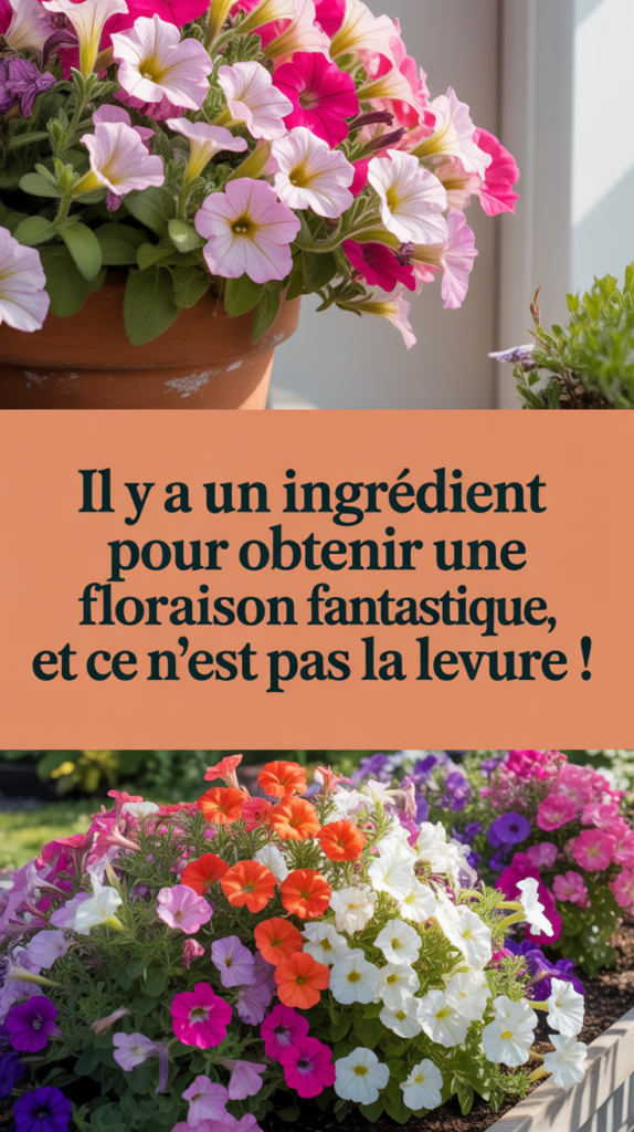 Il y a un ingrédient pour obtenir une floraison fantastique, et ce n’est pas la levure !