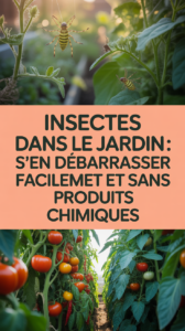 Insectes dans le jardin : s'en débarrasser facilement et sans produits chimiques