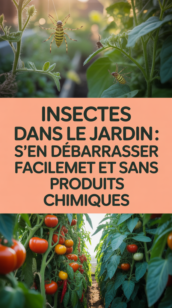 Insectes dans le jardin : s'en débarrasser facilement et sans produits chimiques