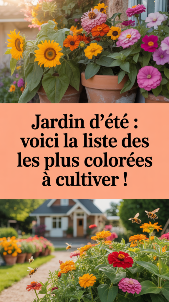 Jardin d'été : voici la liste des fleurs les plus colorées à cultiver !