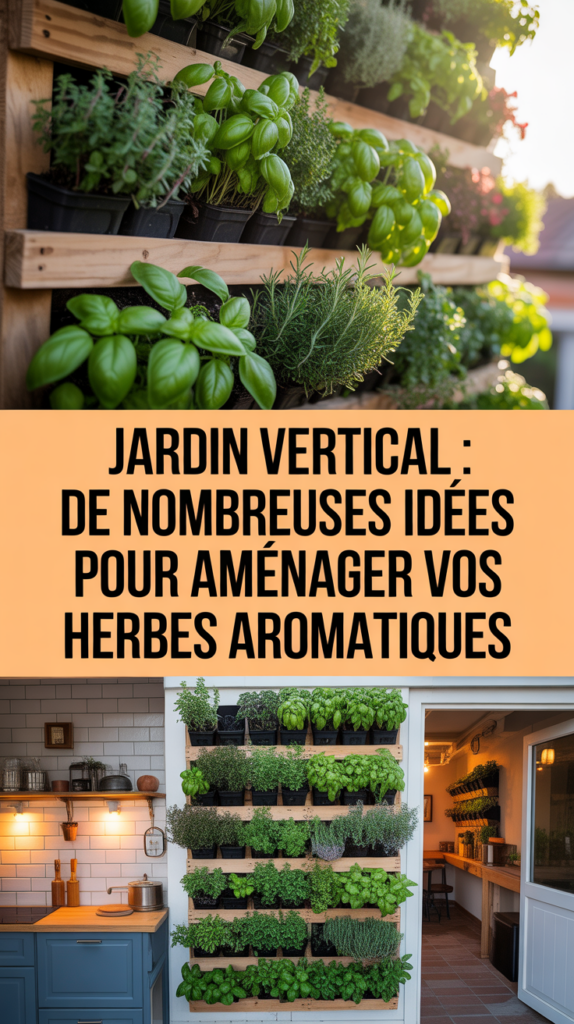 Jardin vertical : de nombreuses idées pour aménager vos herbes aromatiques