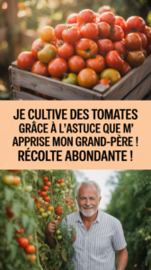 Je cultive des tomates grâce à l’astuce que m’a apprise mon grand-père ! Récolte abondante !