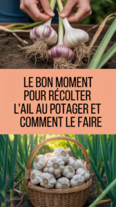 Le bon moment pour récolter l'ail au potager et comment le faire.