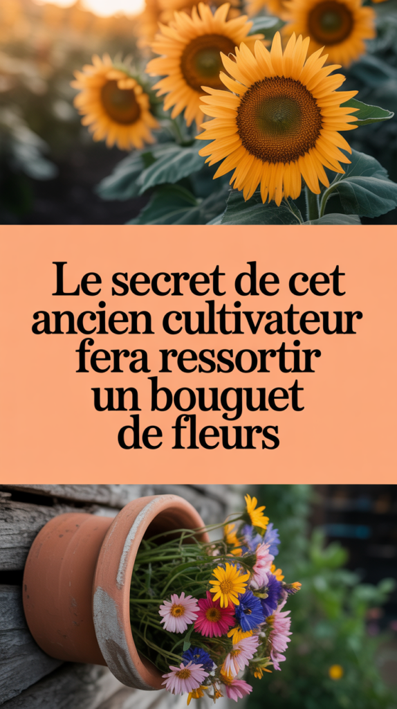 Le secret de cet ancien cultivateur fera ressortir un bouquet de fleurs