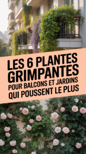 Les 6 plantes grimpantes pour balcons et jardins qui poussent le plus