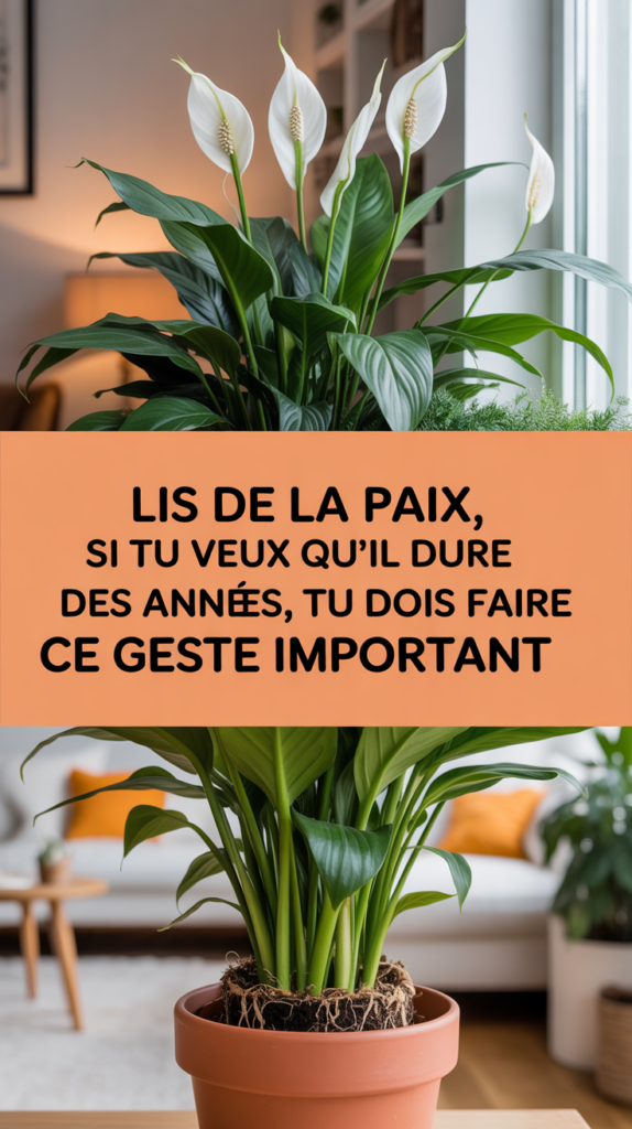 Lis de la paix, si tu veux qu'il dure des années, tu dois faire ce geste important