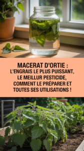 Macerat d'ortie : L'engrais le plus puissant, le meilleur pesticide, comment le préparer et toutes ses utilisations !