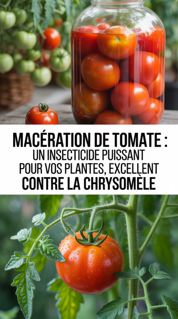 Macération de tomate : un insecticide puissant pour vos plantes, excellent contre la chrysomèle