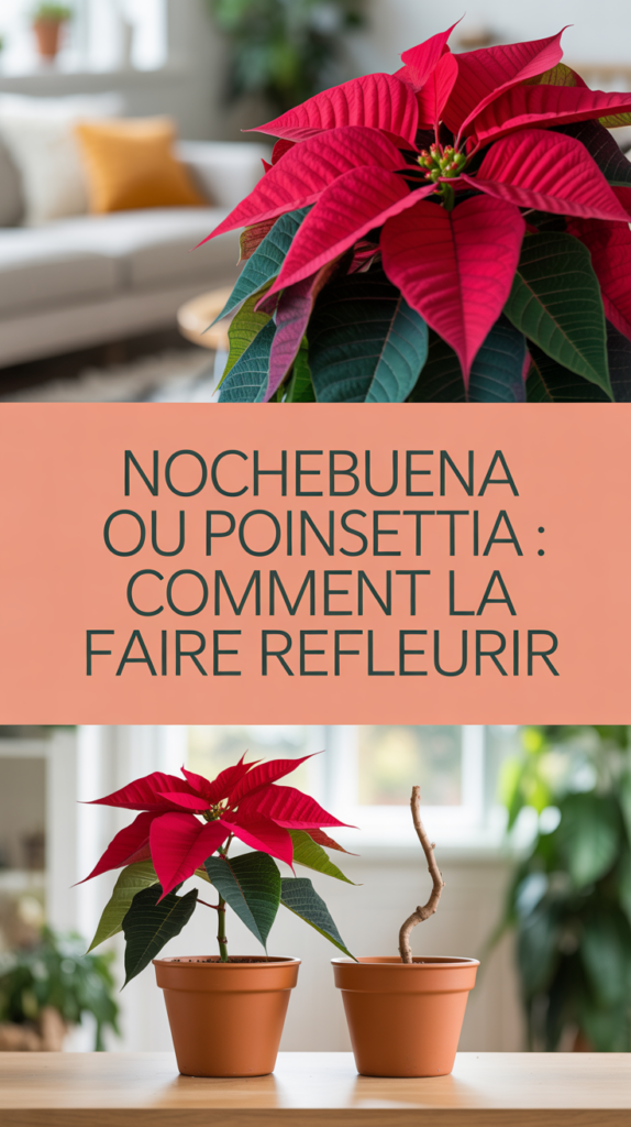 Nochebuena ou Poinsettia : comment la faire refleurir