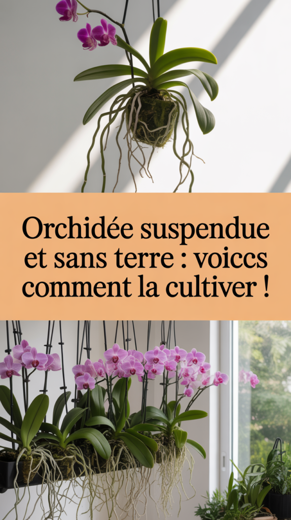 Orchidée suspendue et sans terre : voici comment la cultiver !