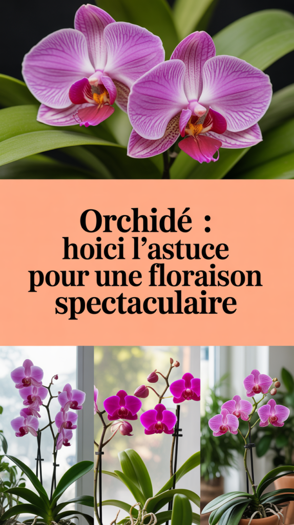 Orchidée : voici l’astuce pour une floraison spectaculaire