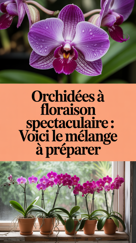 Orchidées à floraison spectaculaire : voici le mélange à préparer