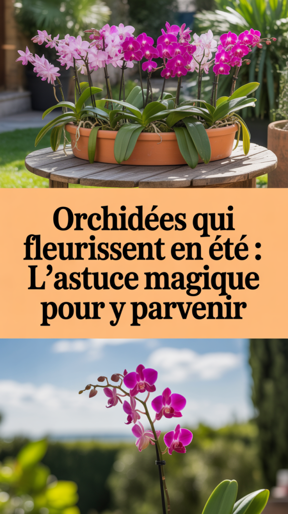 Orchidées qui fleurissent en été : l'astuce magique pour y parvenir