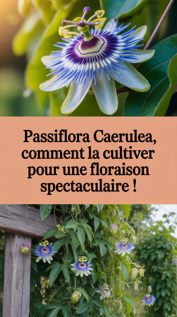 Passiflora caerulea, comment la cultiver pour une floraison spectaculaire !