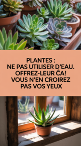 Plantes : Ne pas utiliser d'eau. Offrez-leur ça ! Vous n'en croirez pas vos yeux