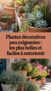 Plantes décoratives peu exigeantes : les plus belles et faciles à entretenir