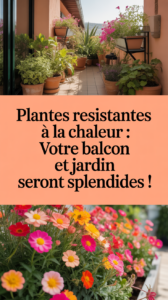 Plantes résistantes à la chaleur : votre balcon et jardin seront splendides !