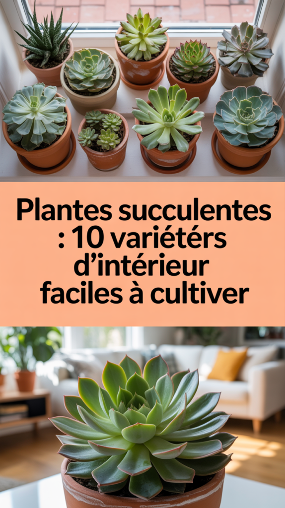 Plantes succulentes : 10 variétés d’intérieur faciles à cultiver