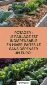 Potager : le paillage est indispensable en hiver. Faites-le sans dépenser un euro !