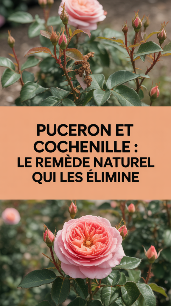 Puceron et cochenille : le remède naturel qui les élimine