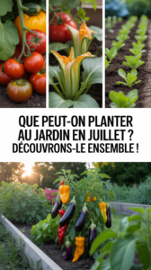Que peut-on planter au jardin en juillet ? Découvrons-le ensemble !