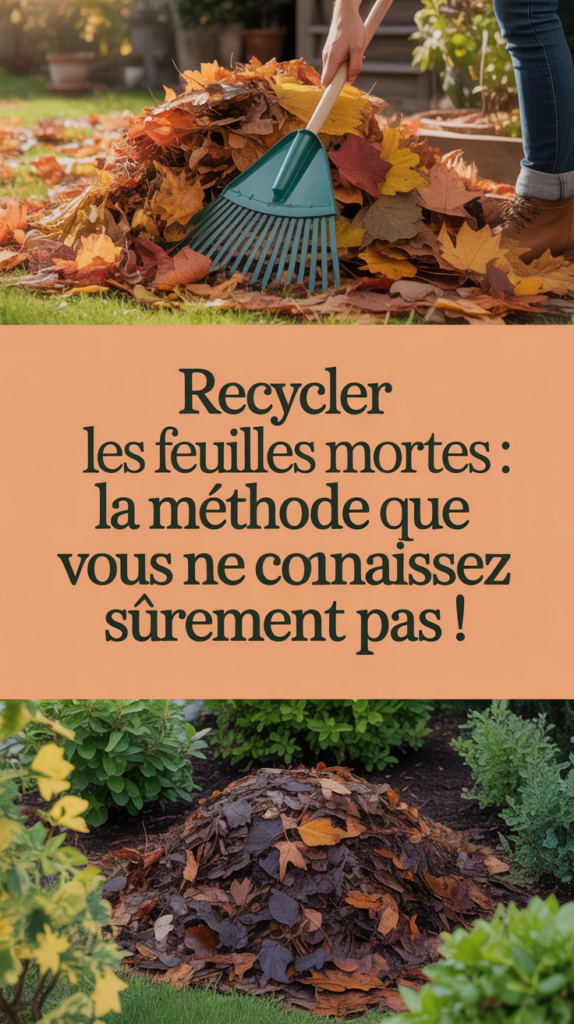 Recycler les feuilles mortes : la méthode que vous ne connaissez sûrement pas !