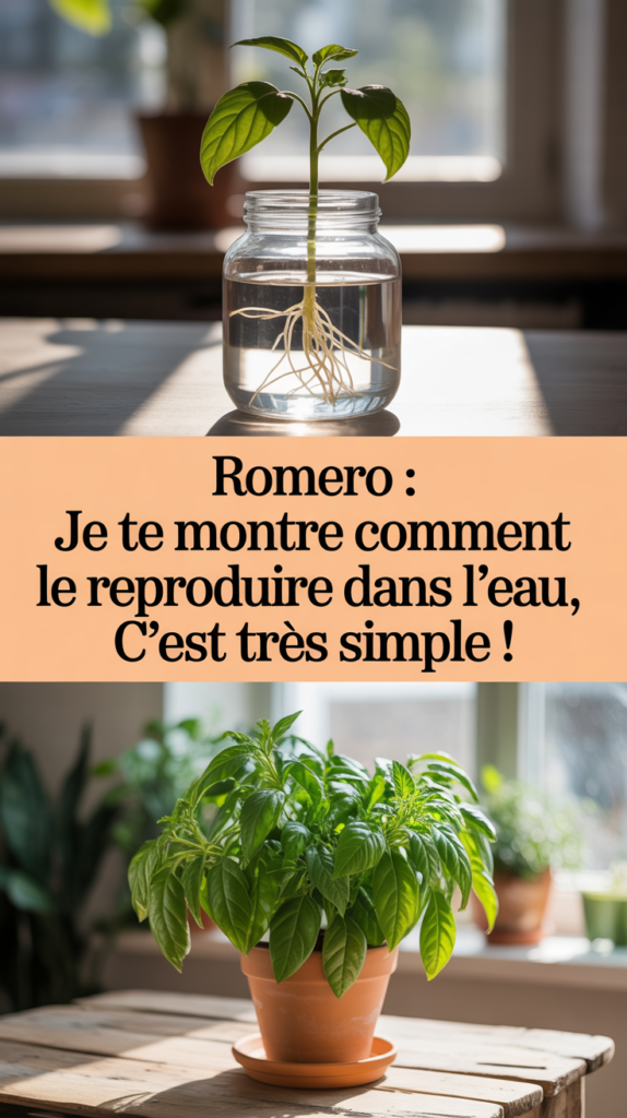 Romero : Je te montre comment le reproduire dans l'eau, c’est très simple !